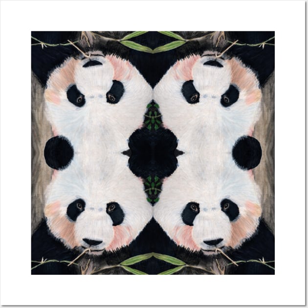 Panda Bear Wall Art by teenamarie23art